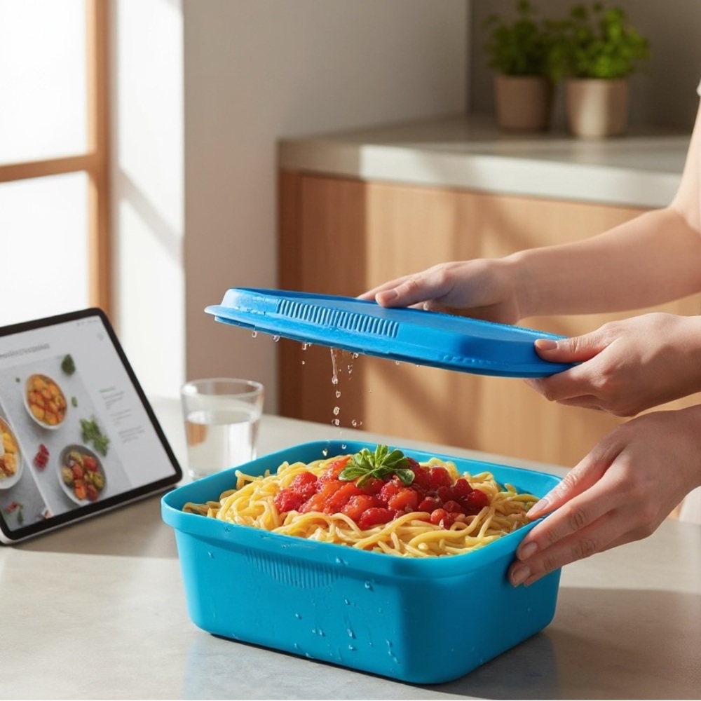 Tupperware microwave pasta maker